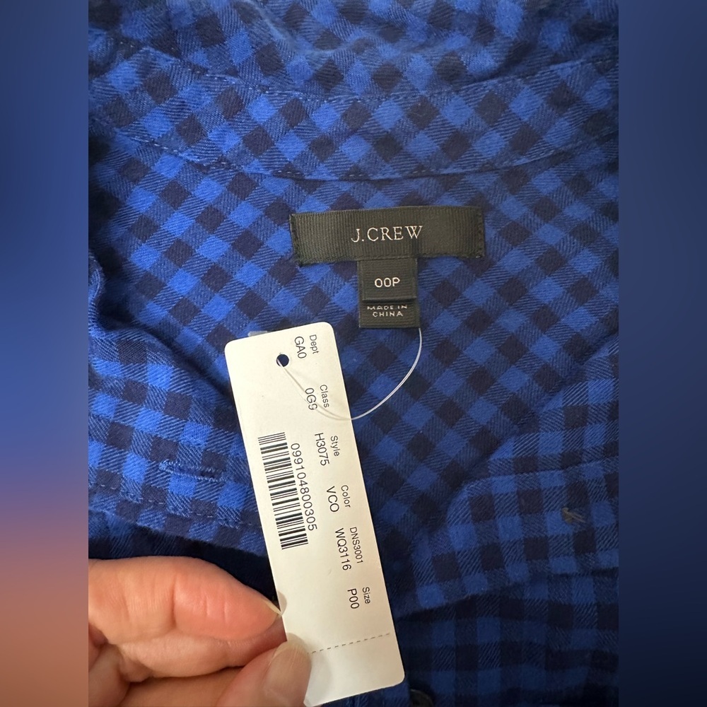 J. Crew Blue Button Down Shirt - Picture 5 of 11